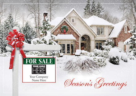 New Joy Real Estate Holiday Logo Cards