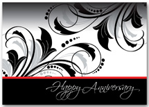In The Black Anniversary Cards