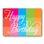 Rainbow Block Birthday Greeting Cards